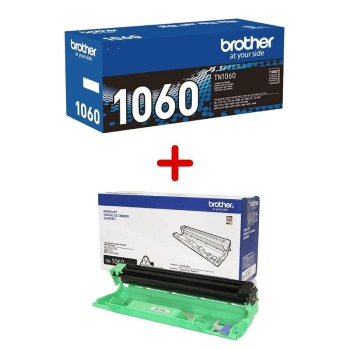 PACK TONER TN-1060 + TAMBOR DR-1060 BROTHER | TONER Y TAMBOR ORIGINAL - Imagen 2